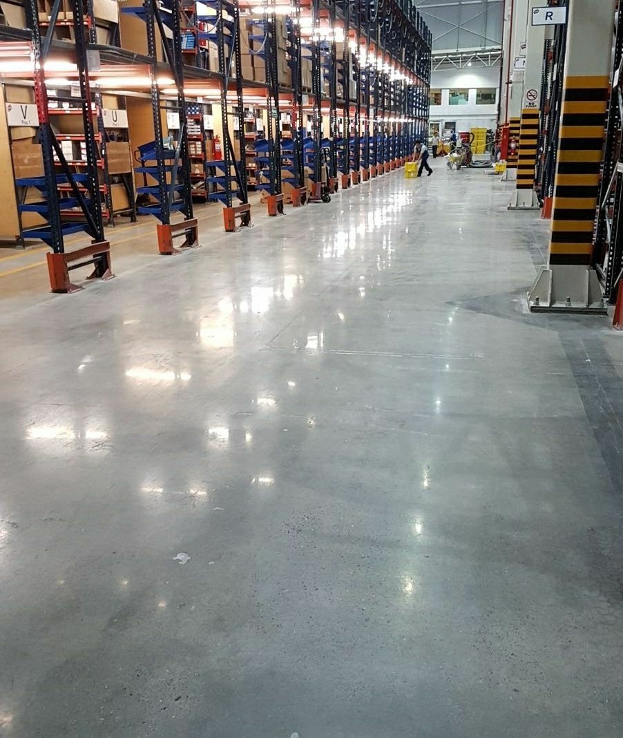 Piso de concreto con acabado